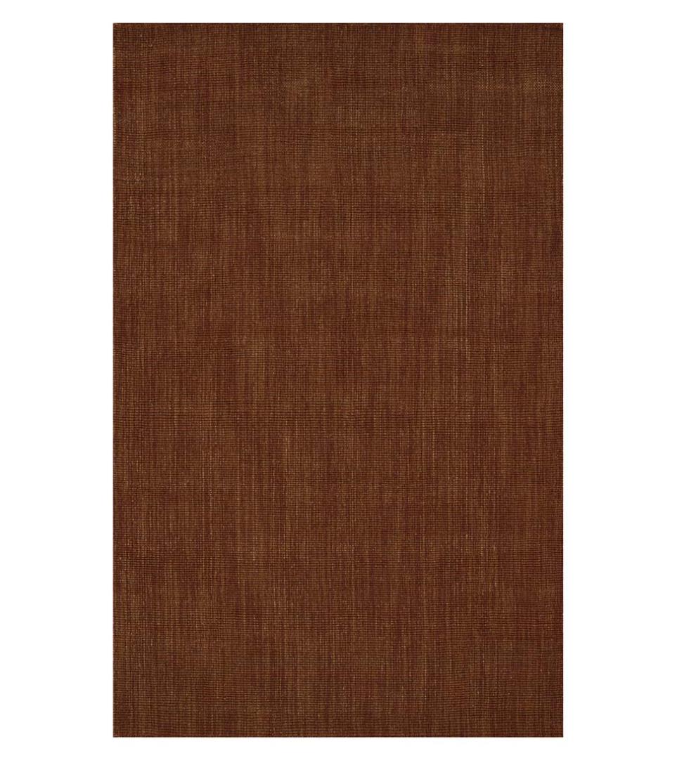 Plow & Hearth Hearth Rugs Fireplace & Hearth Wool Blend Dalton Rug, 3'6"X 5'6" - Ash