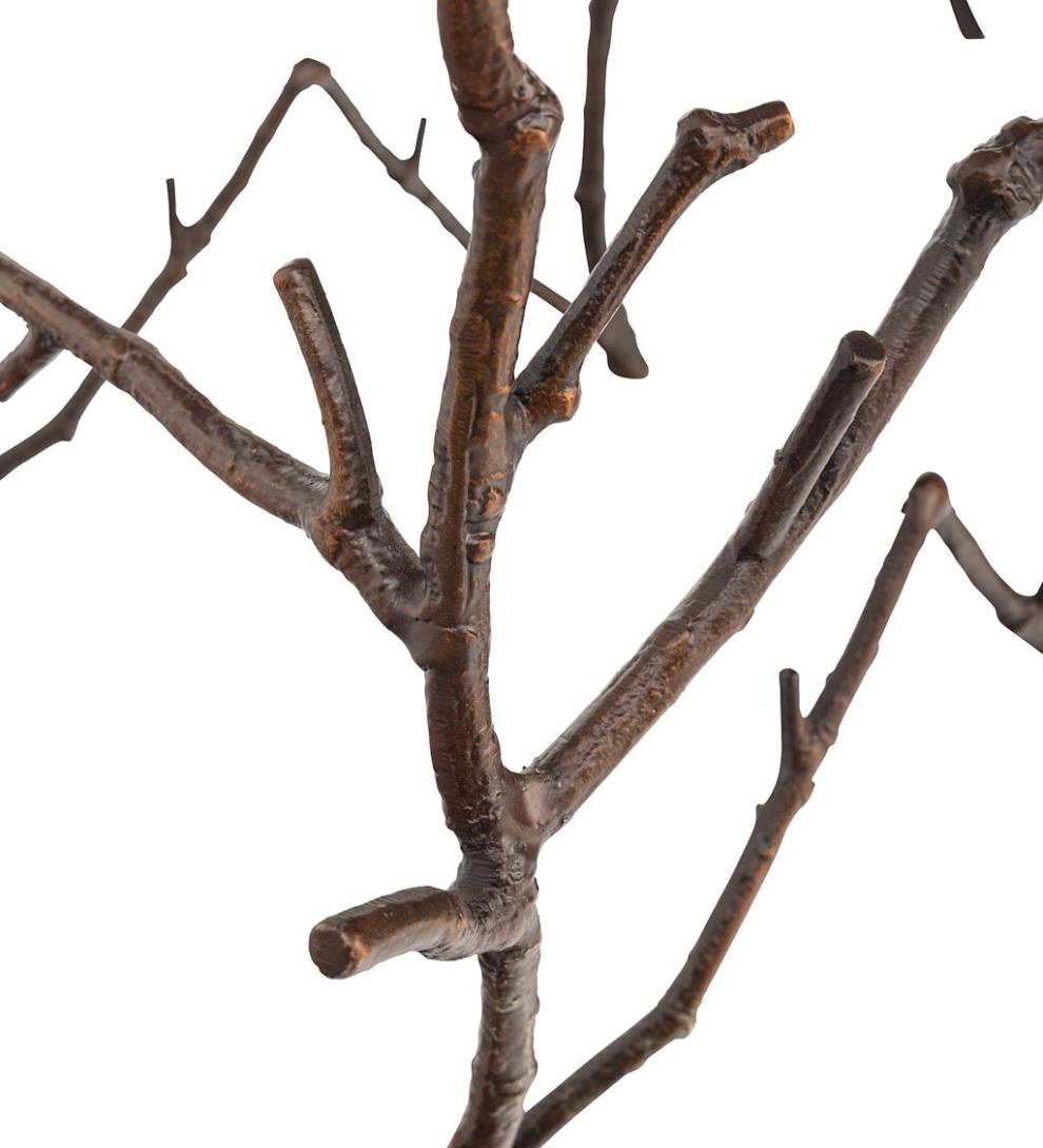 Plow & Hearth Accent Tables Indoor Living Indoor/Outdoor Branchwater Accent Table With Marble Top