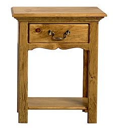 Plow & Hearth Accent Tables Indoor Living Solid Pine Shenandoah Night Stand - Avocado Green