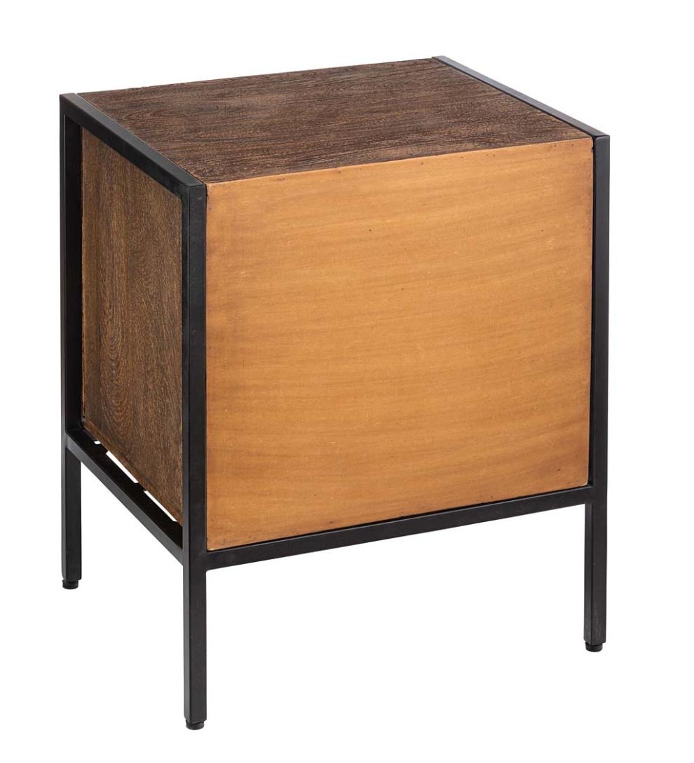 Plow & Hearth Accent Tables Indoor Living Tree Of Life Table With Storage Cabinet