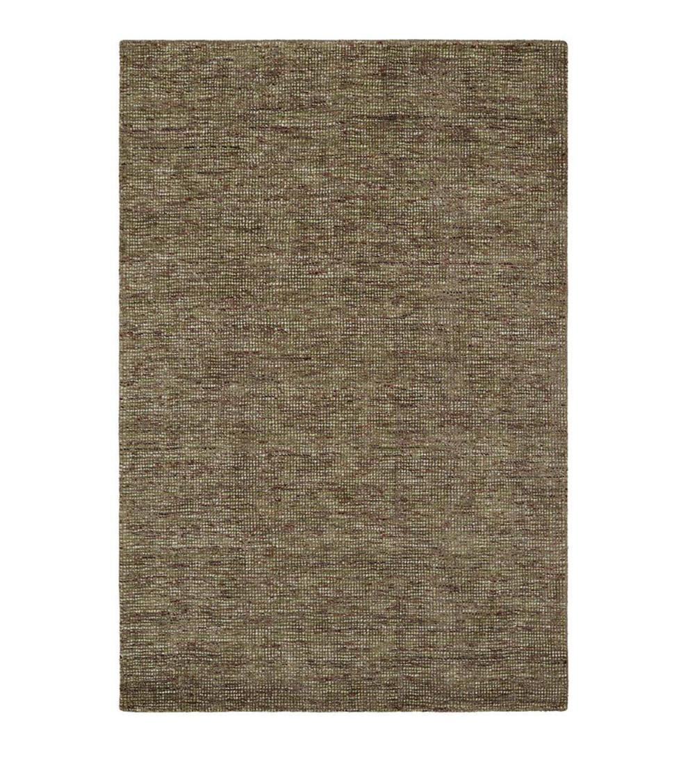 Plow & Hearth Area Rugs Indoor Living Canyon Rug Collection In Solid Colors