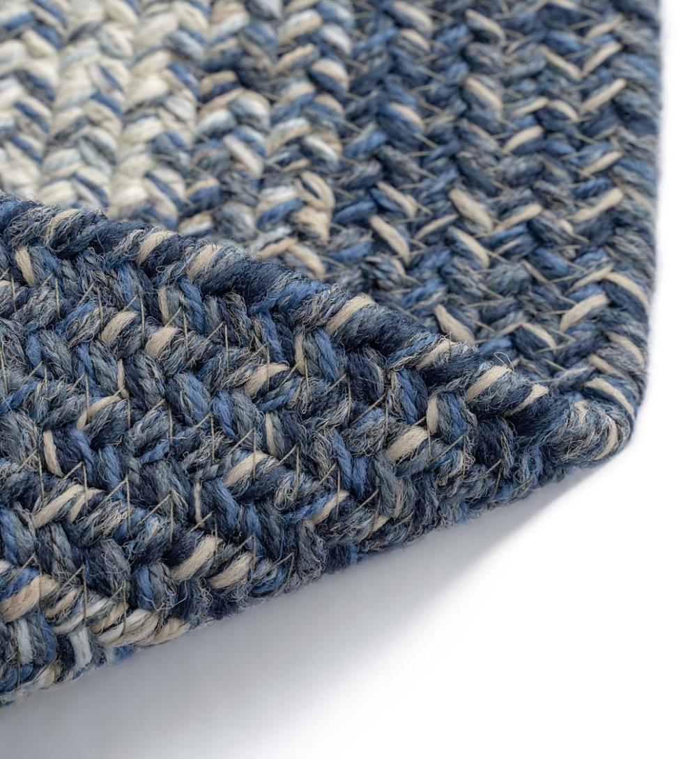 Plow & Hearth Area Rugs Indoor Living Indoor/Outdoor Oval Woodridge Braided Polypropylene Rug