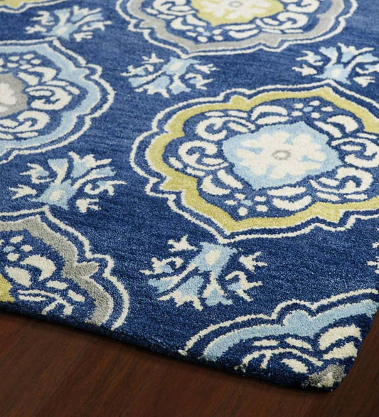 Plow & Hearth Area Rugs Indoor Living Meadow Perennial Wool Rugs