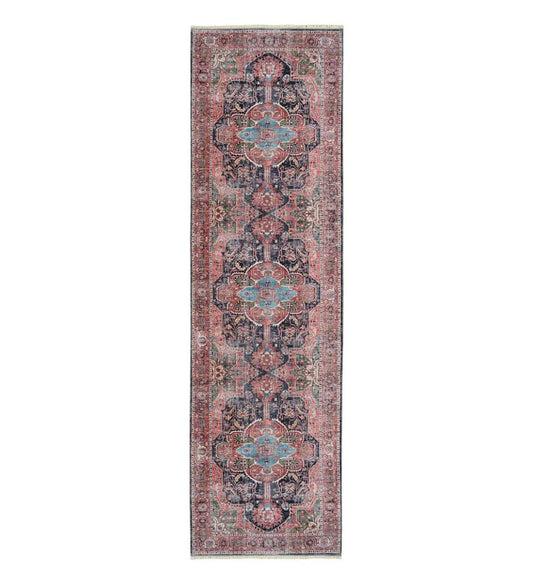 Plow & Hearth Area Rugs Indoor Living Riverside Dusk Easy-Care Polyester Area Rug