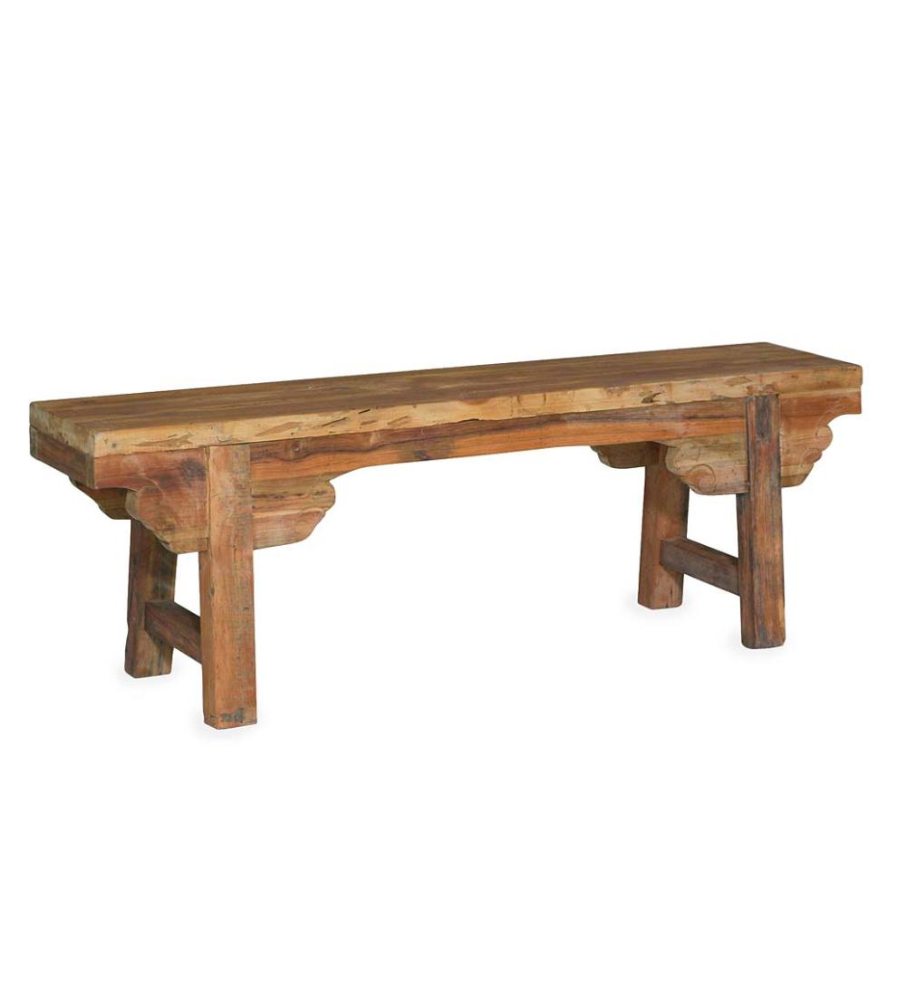 Plow & Hearth Bedroom Furniture Indoor Living Myra Mindi Wood Bench