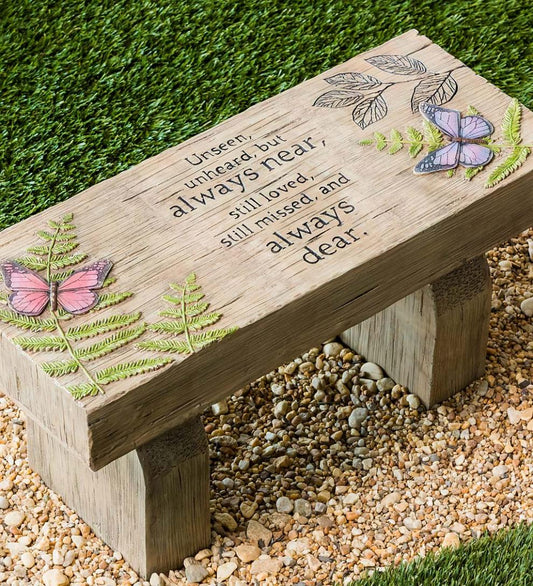 Plow & Hearth Benches & Chairs Outdoor Living Those We Love Memorial Garden Bench