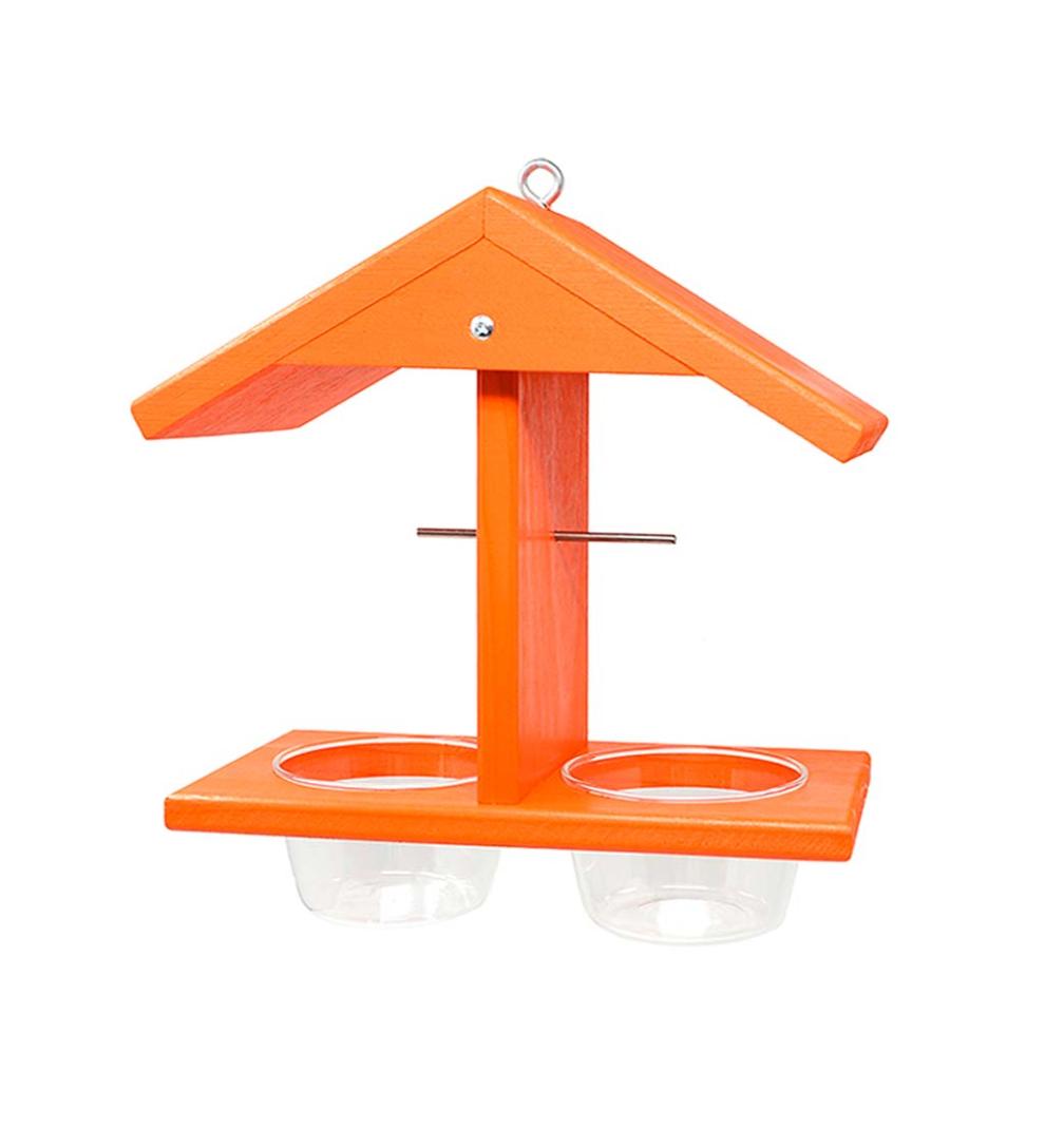 Plow & Hearth Bird Feeders Yard & Garden Double Fruit And Jelly Bird Feeder