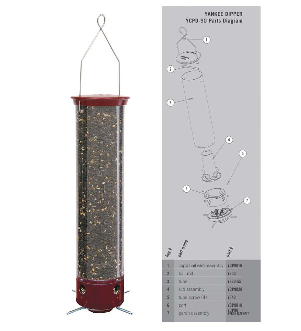 Plow & Hearth Bird Feeders Yard & Garden Yankee Dipper