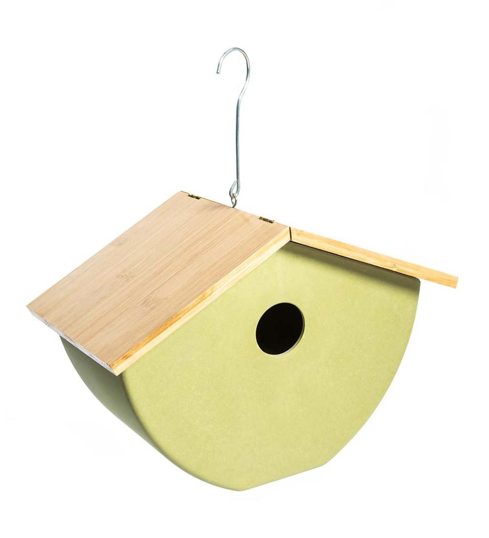 Plow & Hearth Birdhouses Yard & Garden Full Circle Eco Conscious Hanging Bird House