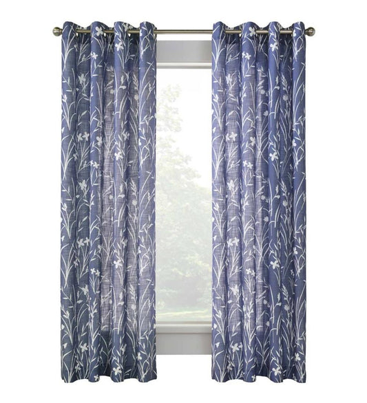 Plow & Hearth Curtain Panels Indoor Living Buckingham Grommet Curtain Panel