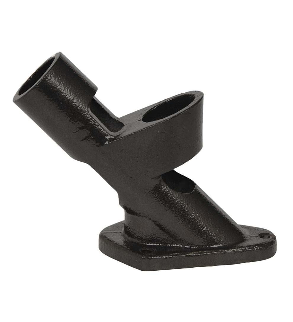 Plow & Hearth Decorative Garden Accents Yard & Garden 2-Position Cast Iron House Flag Bracket - Black