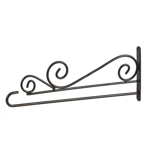 Plow & Hearth Decorative Garden Accents Yard & Garden Swirl Wall-Mount Garden Flag Hanger