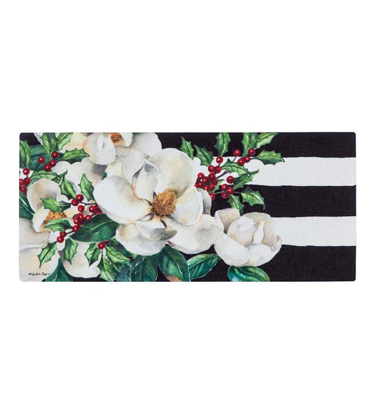 Plow & Hearth Doormats & Boot Trays Outdoor Living Holiday Magnolias Sassafras Switch Mat