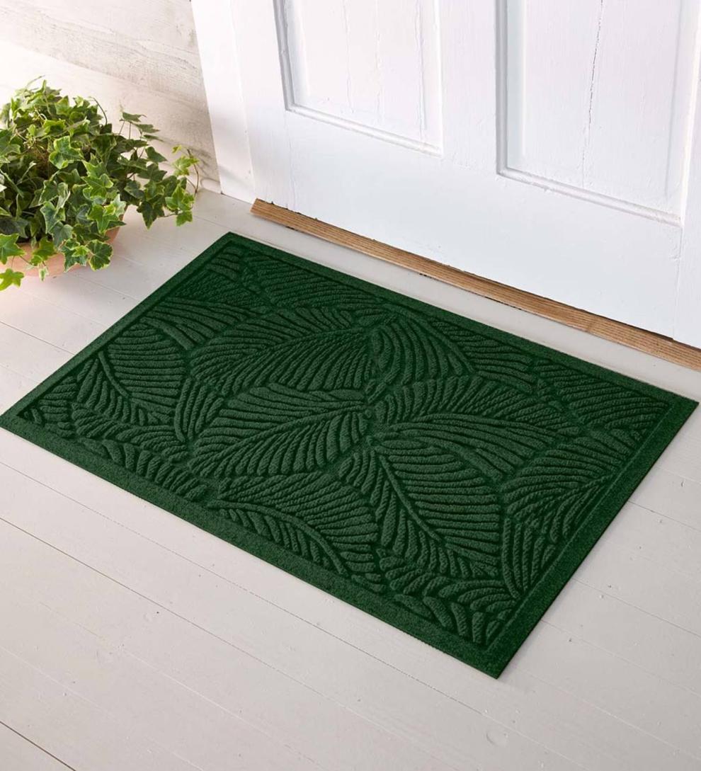 Plow & Hearth Doormats Indoor Living Waterhog Fern Doormat