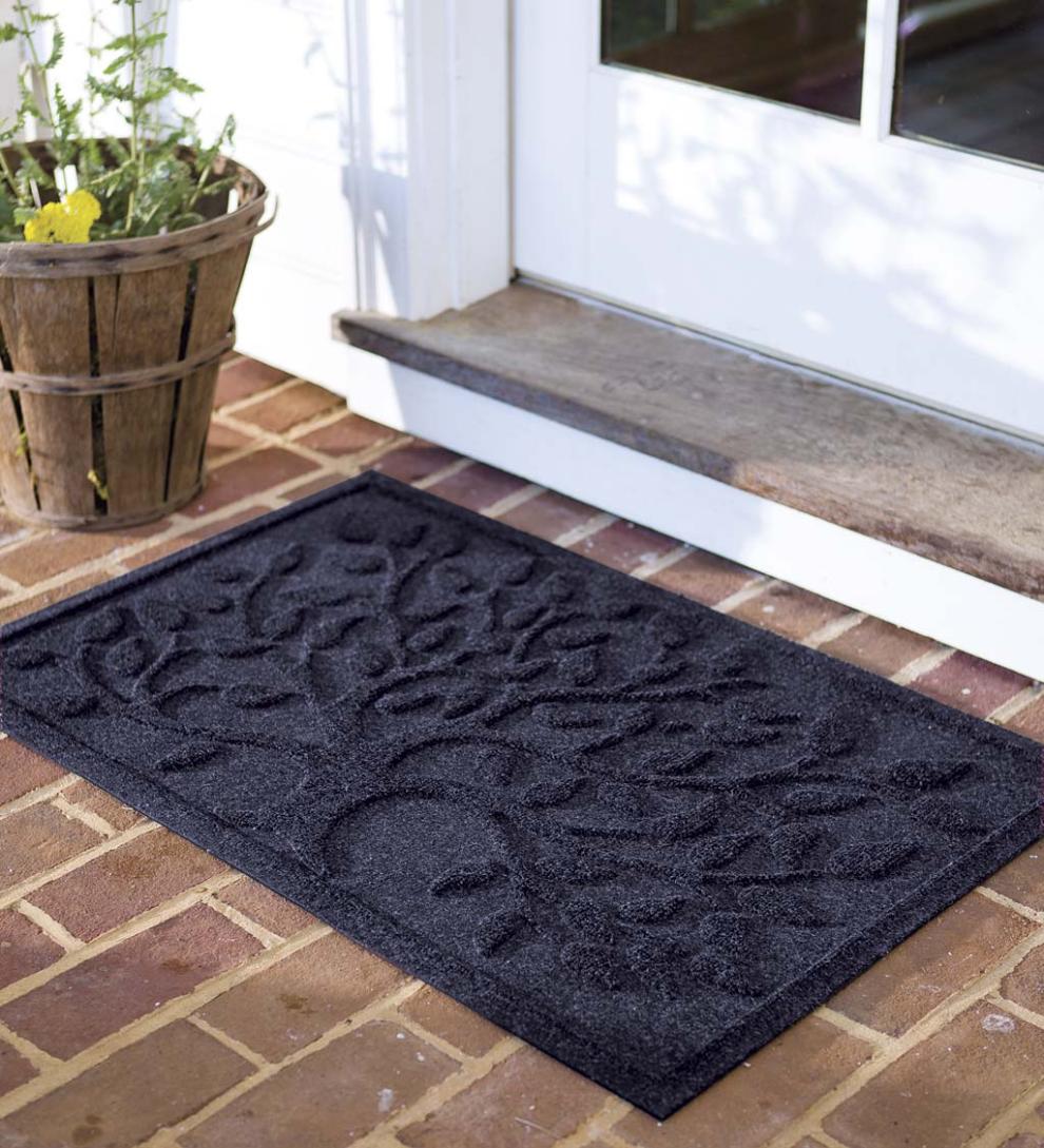 Plow & Hearth Doormats Indoor Living Waterhog Tree Of Life Doormat