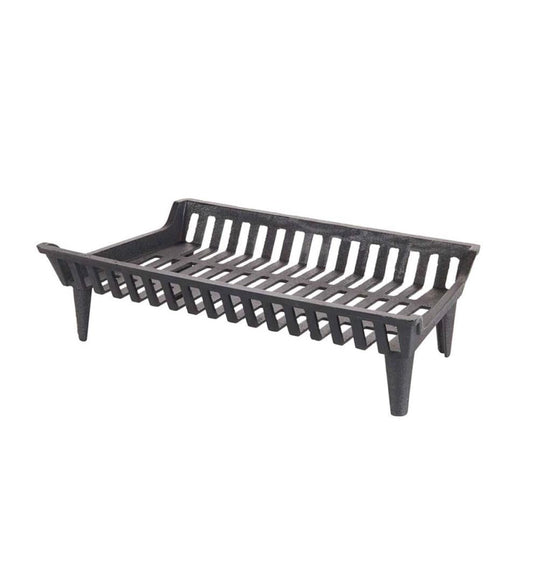 Plow & Hearth Fireplace Grates & Firebacks Fireplace & Hearth 1-Piece Cast Flat-Bottom Fireplace Grate