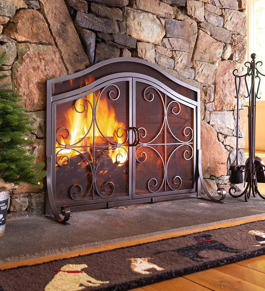 Plow & Hearth Fireplace & Mantel Décor Fireplace & Hearth All Dogs Hooked Wool Hearth Runner