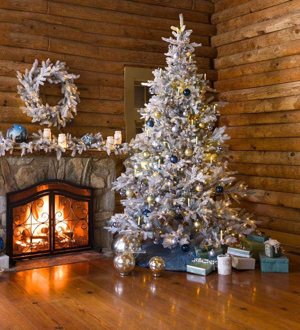 Plow & Hearth Fireplace & Mantel Décor Fireplace & Hearth Glowing 3D Christmas Nativity Globe - Nativity