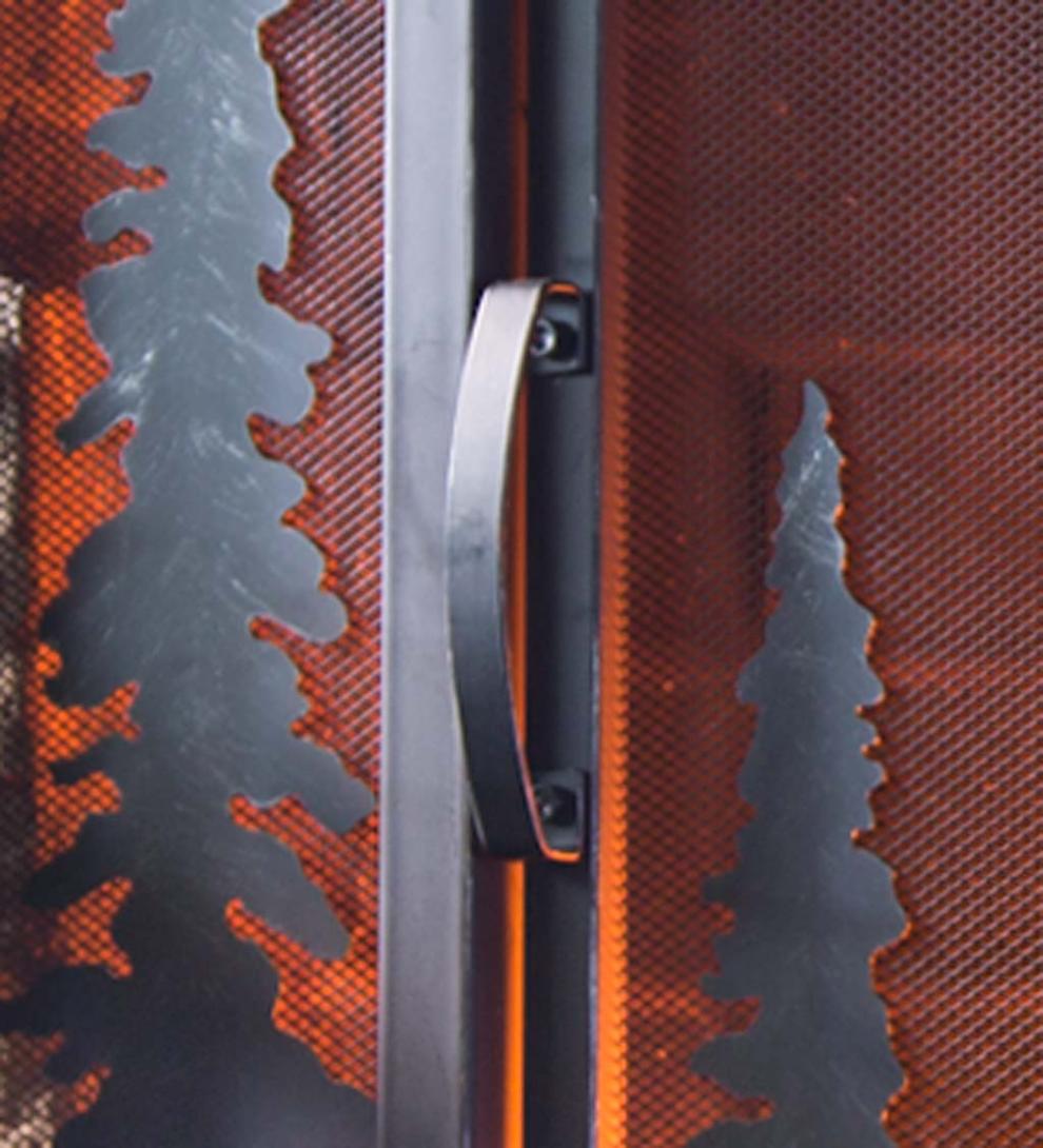 Plow & Hearth Fireplace Screens With Doors Fireplace & Hearth Mountain Cabin Fire Screen With Door