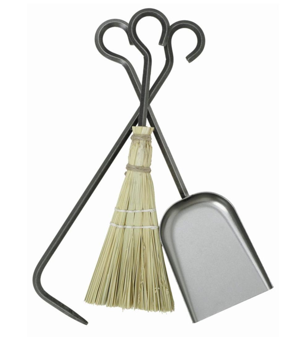 Plow & Hearth Fireplace Tool Sets Fireplace & Hearth American-Made Country Home Fireplace Tool Set
