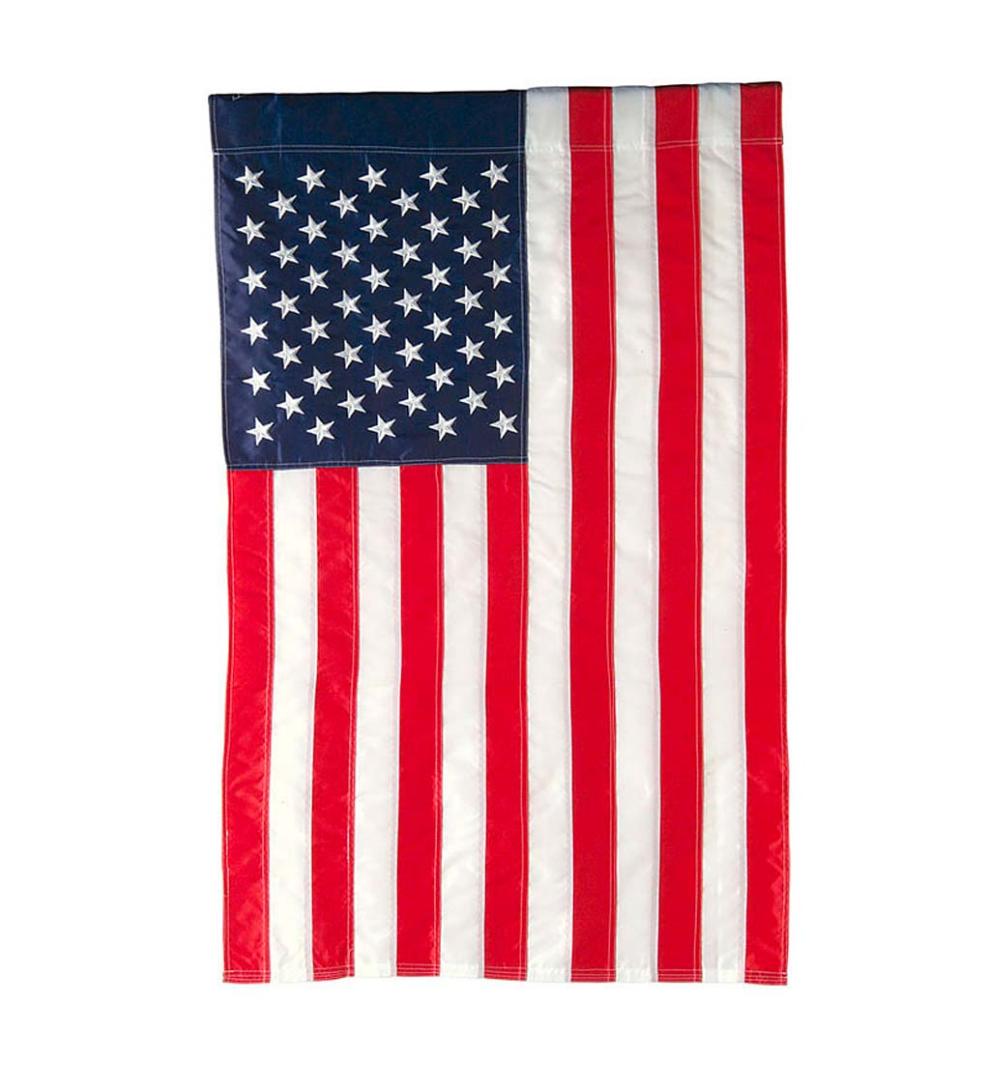 Plow & Hearth Garden Accents Yard & Garden American Flag House Flag