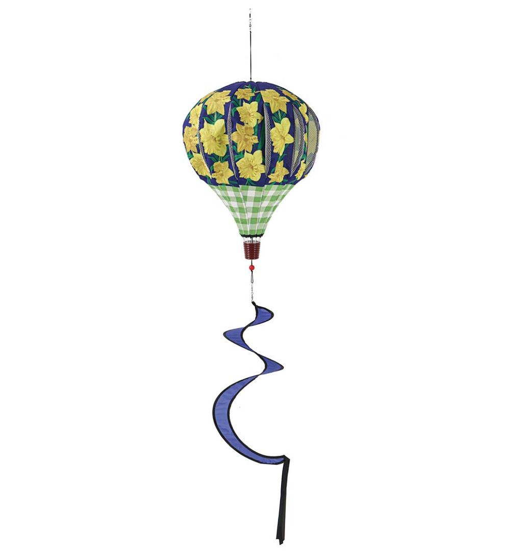 Plow & Hearth Garden Accents Yard & Garden Decorative Garden Balloon Wind Spinner - Bee