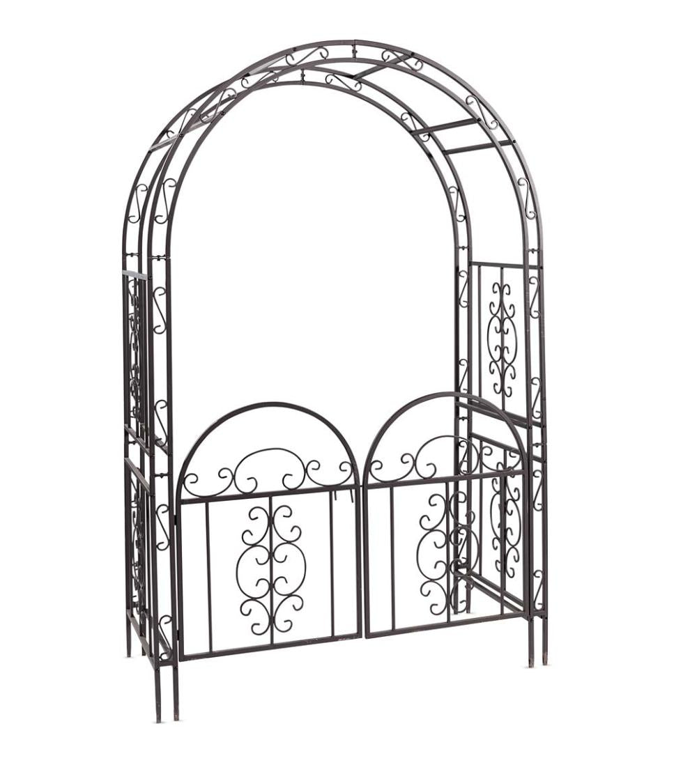 Plow & Hearth Gardenworks® Yard & Garden Montebello Scrollwork Metal Garden Arbor