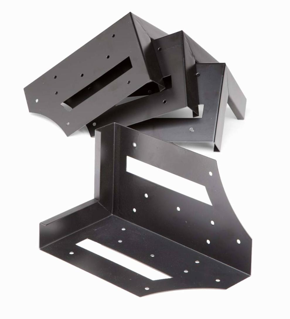 Plow & Hearth Gardenworks® Yard & Garden Steel Raised Bed Corner Brackets, Set Of 4