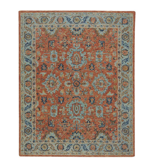 Plow & Hearth Hearth Rugs Fireplace & Hearth Mountain Run 100% Wool Rug