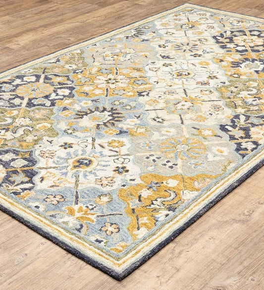 Plow & Hearth Hearth Rugs Fireplace & Hearth Willow Oaks Lattice Wool Rug