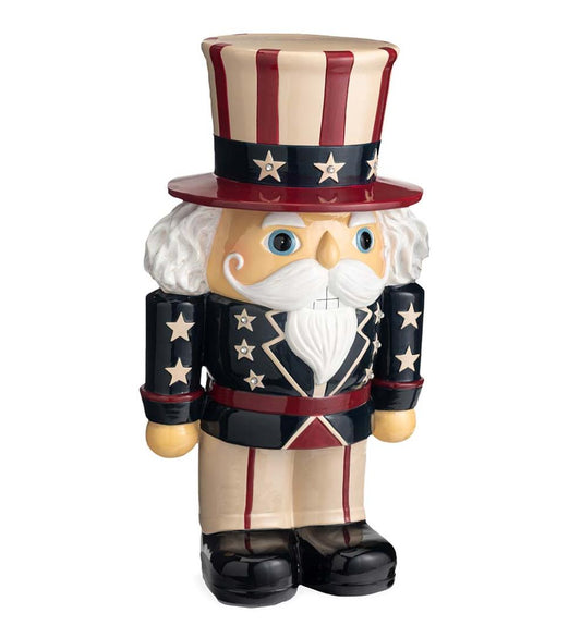 Plow & Hearth Home Accents Indoor Living Indoor/Outdoor Lighted Uncle Sam Shorty Statue