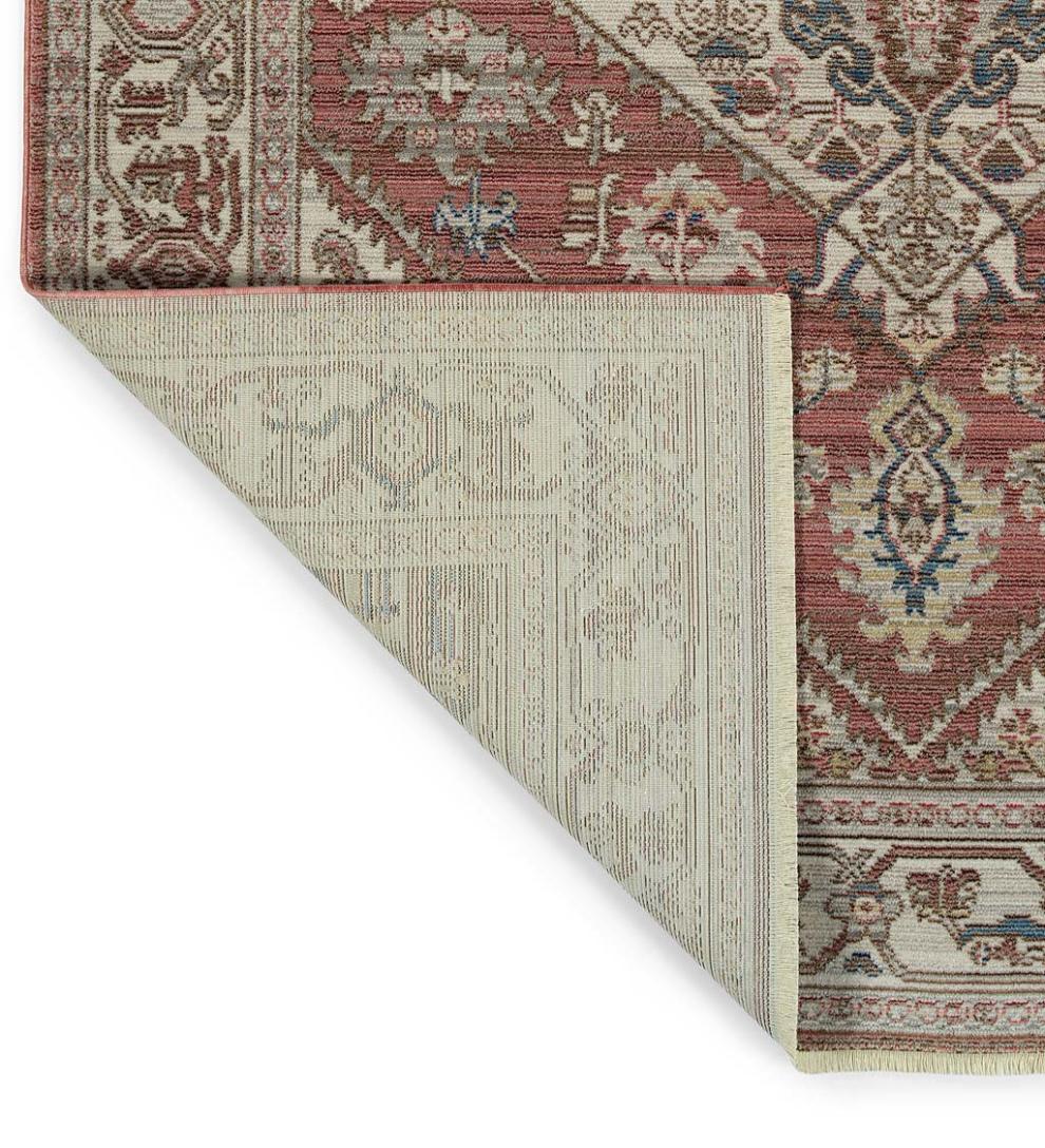 Plow & Hearth Home Office Indoor Living Strassburg Harlequin Easy Care Polyester Rug