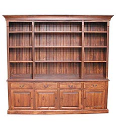 Plow & Hearth Hutches & Cupboards Indoor Living English Hutch - Avocado Green