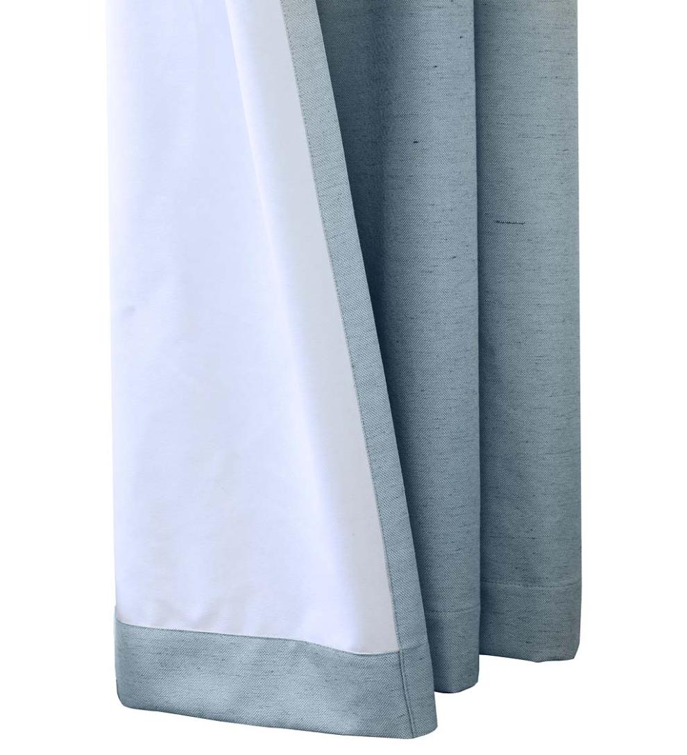 Plow & Hearth Insulated Curtains Indoor Living Thermaplus Slubbed Blackout Curtain Pairs With Grommets