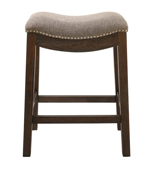Plow & Hearth Kitchen & Bar Stools Indoor Living Farmhouse Saddle Seat Bar And Counter Stools