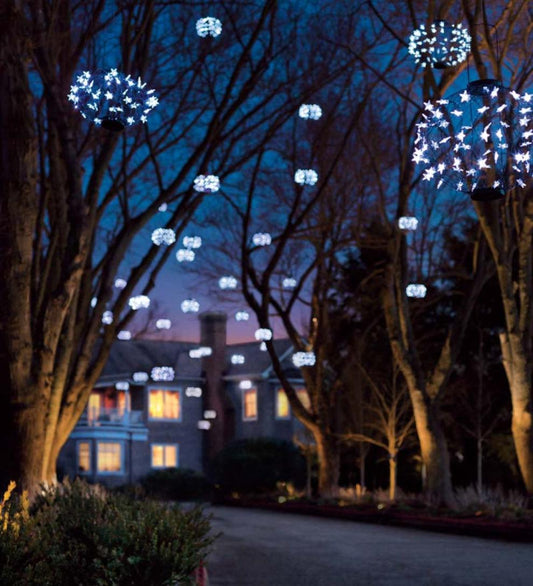 Plow & Hearth Outdoor Lamps & Lighting Outdoor Living Green Solar Star Lanterns