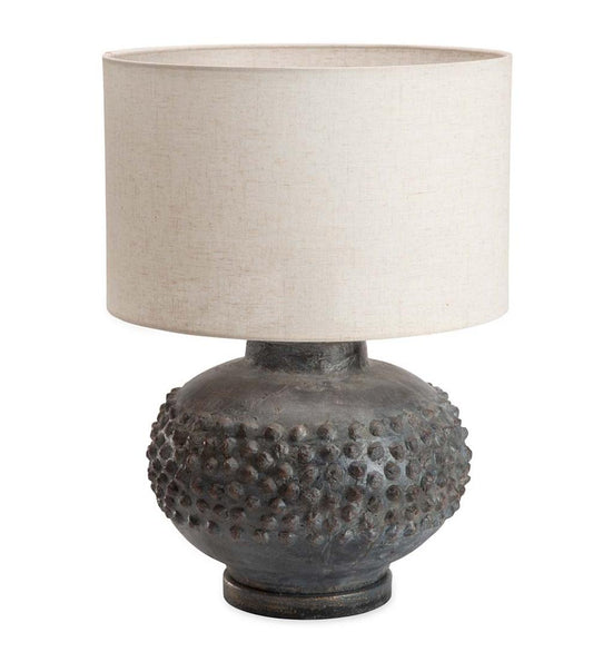 Plow & Hearth Outdoor Lamps & Lighting Outdoor Living Outdoor Slate Color Table Lamp With Weather Resistant Shade