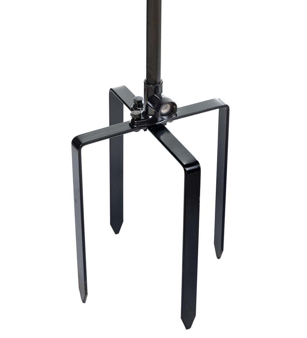 Plow & Hearth Outdoor Lamps & Lighting Outdoor Living Water Misting Garden Wind Spinner - Verdigris Copper