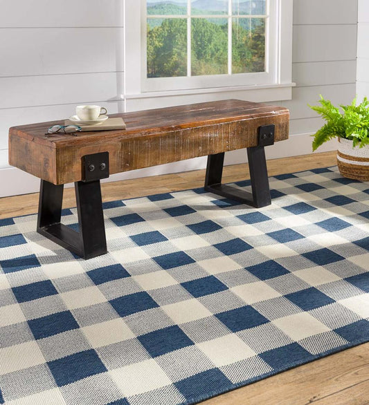 Plow & Hearth Synthetic Rugs Indoor Living Buffalo Plaid Indoor And Outdoor Polypropylene Rug