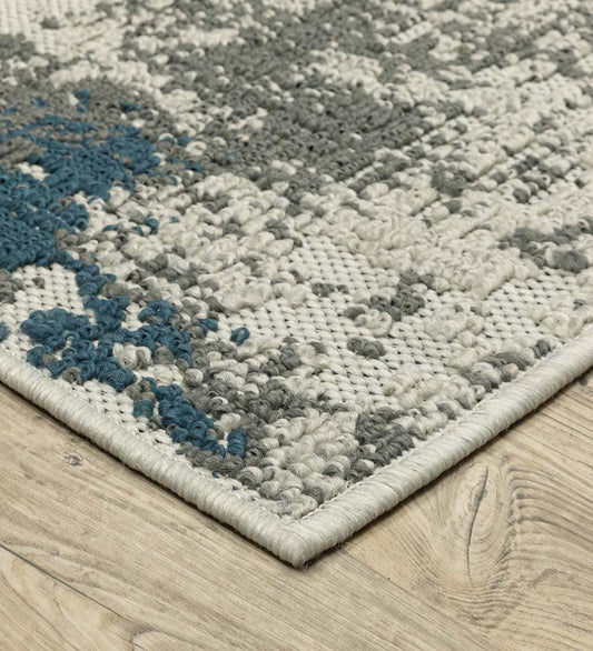 Plow & Hearth Synthetic Rugs Indoor Living Indoor/Outdoor York Modern Polypropylene Rug