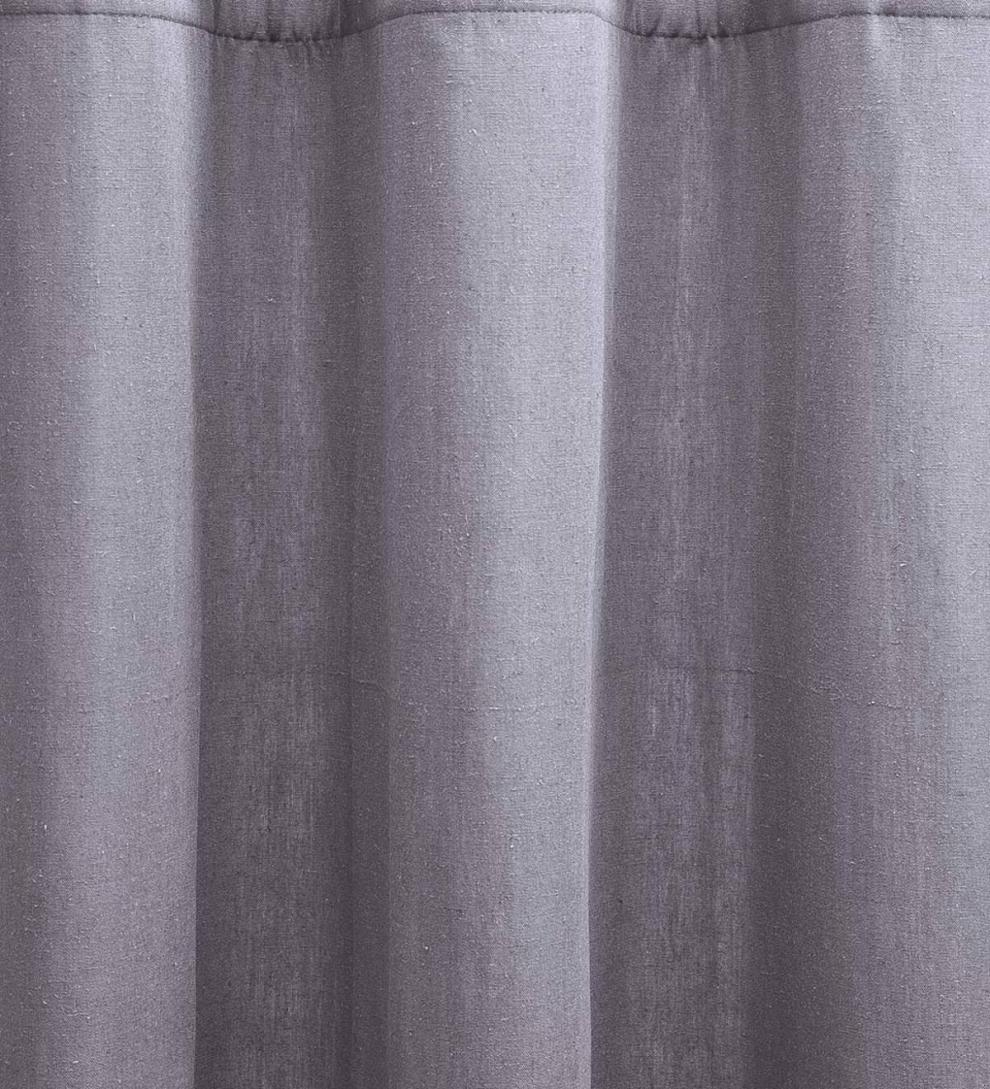 Plow & Hearth Valances Indoor Living Energy-Efficient Homespun Double-Lined Rod-Pocket Curtains