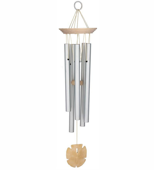 Plow & Hearth Wind Chimes & Mobiles Outdoor Living Sand Dollar Aluminum Wind Chime