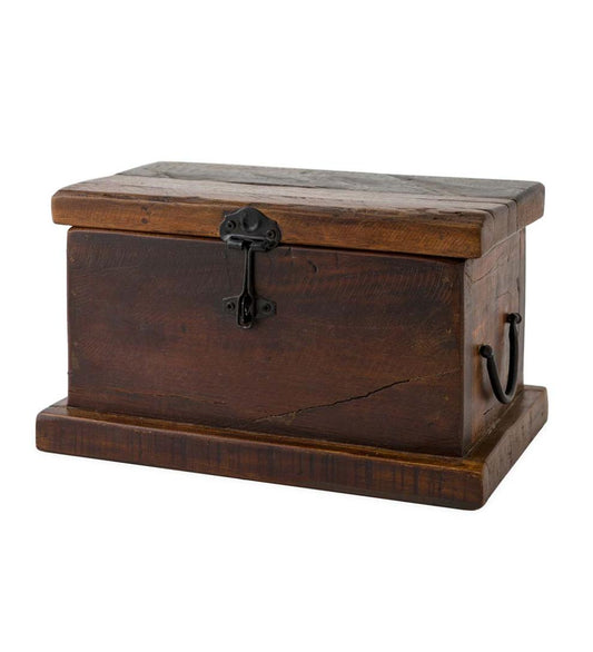 Plow & Hearth Wood Storage & Wood Racks Fireplace & Hearth Birmingham Reclaimed Wood Hearth Storage Box With 5 Lbs. Fatwood