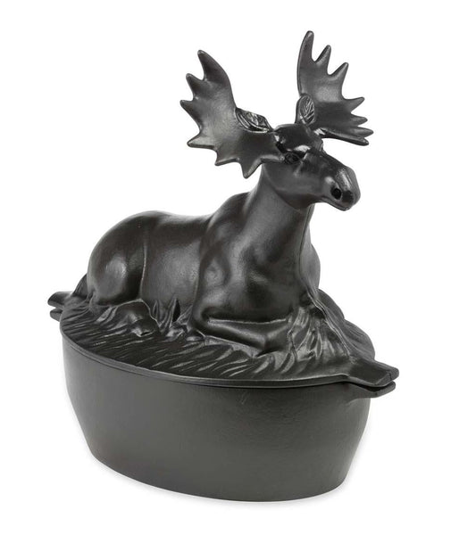 Plow & Hearth Wood Stove Accessories Fireplace & Hearth Cast Iron Moose Wood Stove Steamer