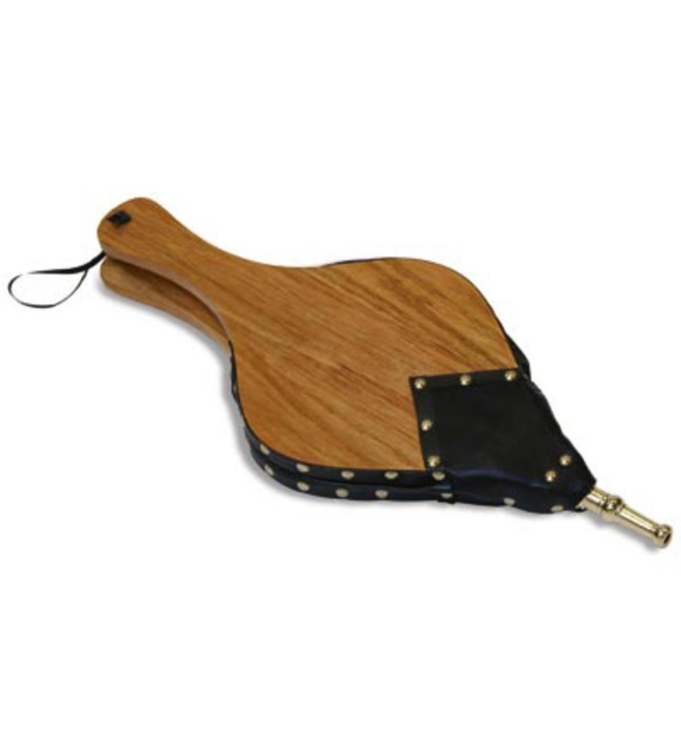 Plow & Hearth Wood Stove Accessories Fireplace & Hearth Natural Light Grain Wood Bellows In A Natural Finish