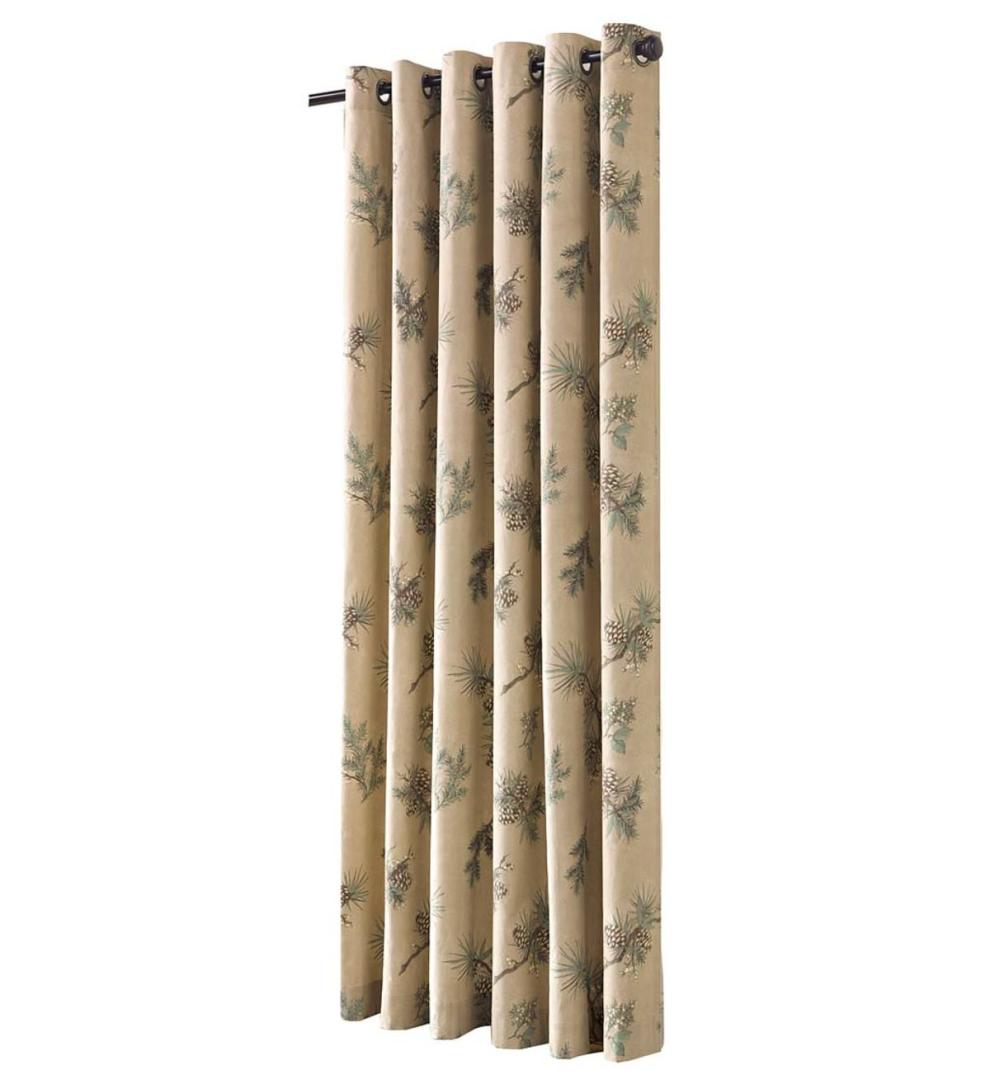Plow & Hearth Insulated Curtains Indoor Living Thermalogic&Trade; Insulated Peaceful Pine Grommet-Top Curtains