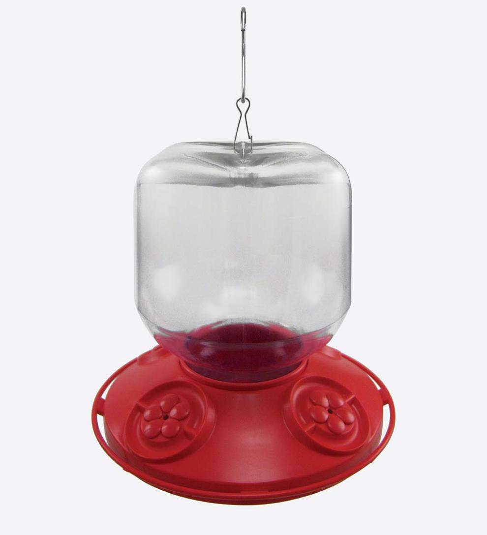 Plow & Hearth Bird Feeders Yard & Garden Dr. Jb'S 32-Ounce Switchable Size Hummingbird Feeder