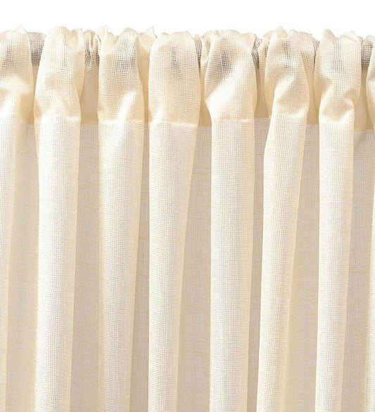 Plow & Hearth Insulated Curtains Indoor Living Thermalogic Thermasheer Insulating Rod-Pocket Semi-Sheer Window Curtain Panels