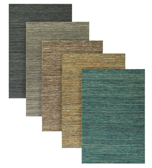 Plow & Hearth Hearth Rugs Fireplace & Hearth Fairfax Wool Rug, 3'6" X 5'6" - Carbon