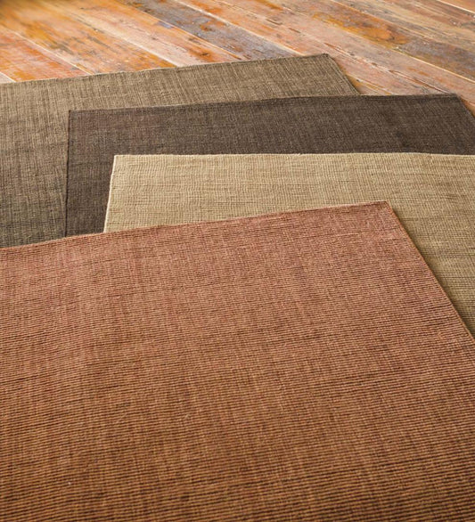 Plow & Hearth Hearth Rugs Fireplace & Hearth Wool Blend Dalton Rug, 3'6"X 5'6" - Ash